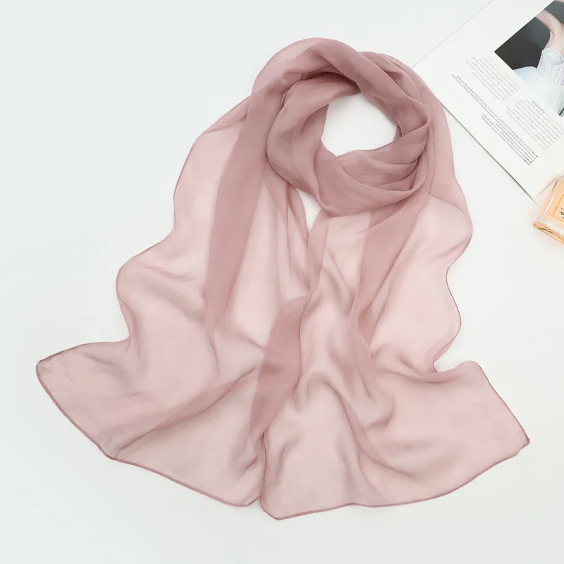 Shanghai Story 100% Mulberry Silk Silk Scarves Women's-23