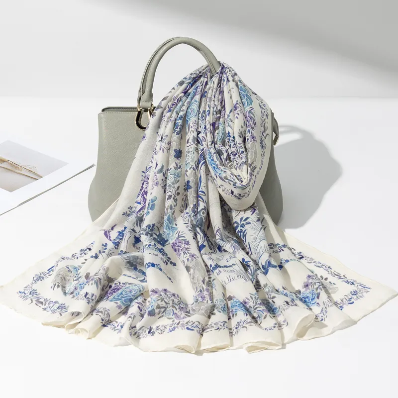 Shanghai Story 100% Polyester Knit Scarves Women's-9
