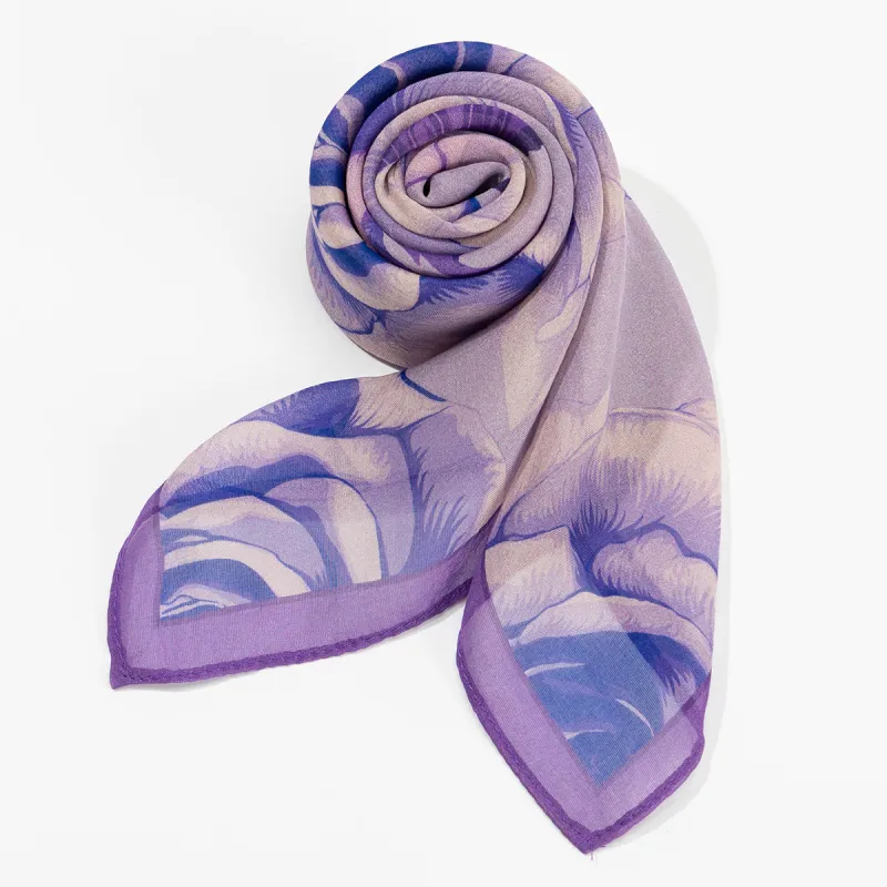 Shanghai Story 100% Mulberry Silk Silk Scarves Women's Ethereal Beauty Shadow Gift Box Set-3