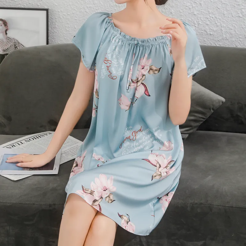 Shanghai Story Nightgown Women's Blue-1