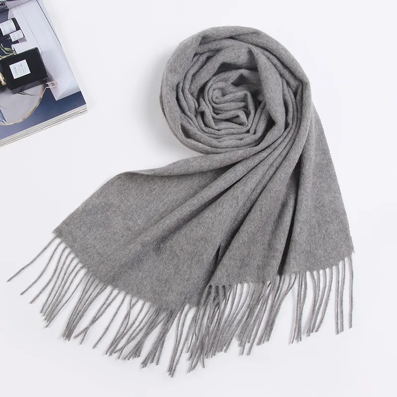 Shanghai Story Sheep Wool Knit Scarves Unisex-29