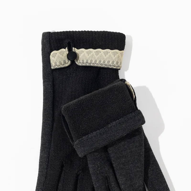 Shanghai Story Blend Knit Gloves Women's Available In 5 Colors-11