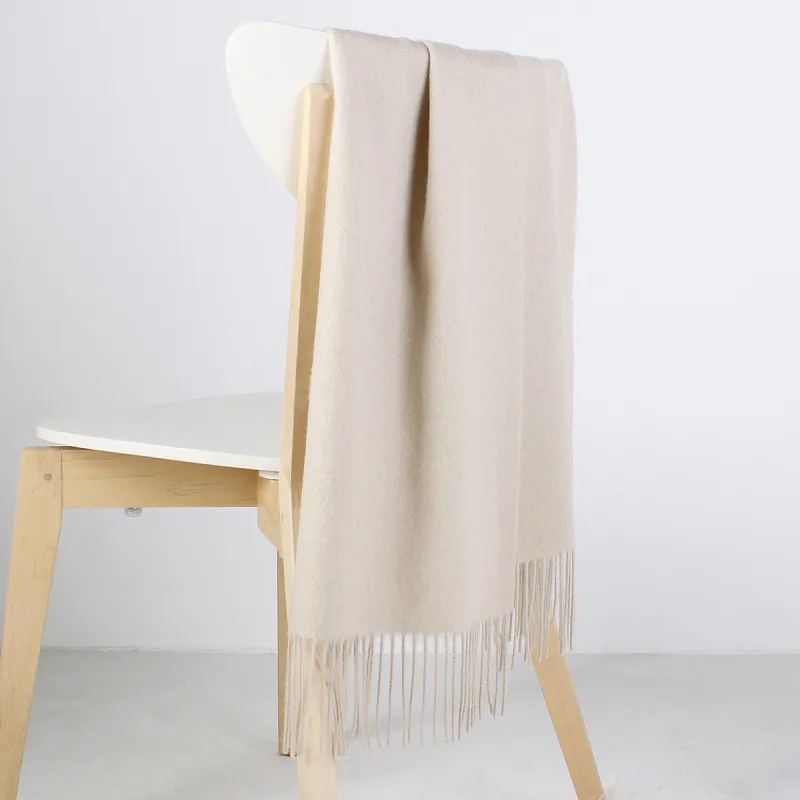 Shanghai Story 100% Sheep Wool Knit Scarves Unisex Multiple Colors-11