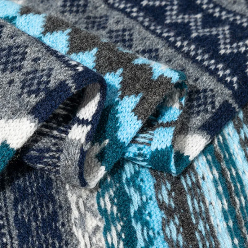 Shanghai Story Sheep Wool Knit Scarves Unisex-14