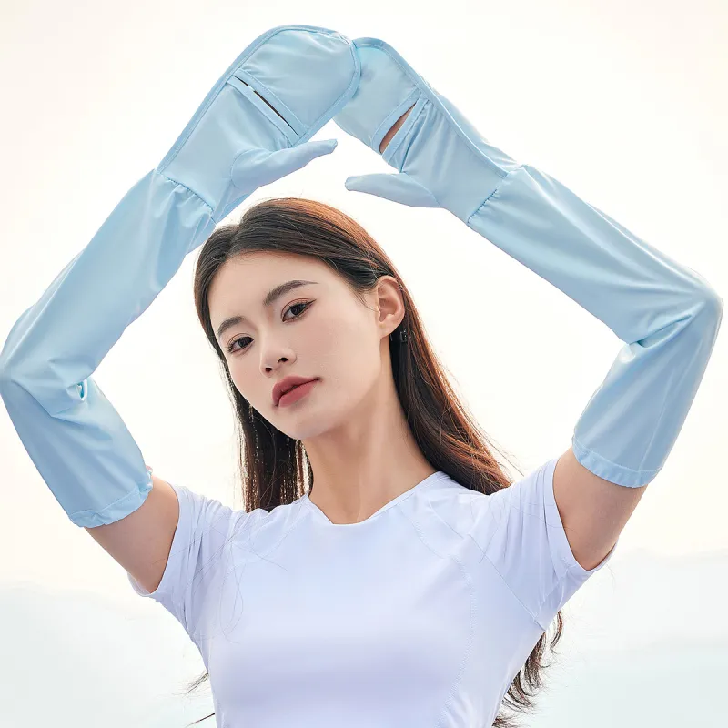 Shanghai Story Polyester, Elastane Sun Protection Sleeves Women's-27