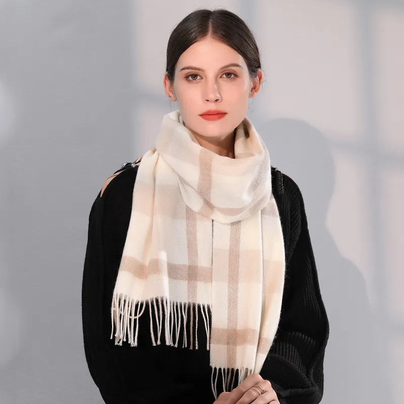 Shanghai Story Sheep Wool Knit Scarves Unisex-21