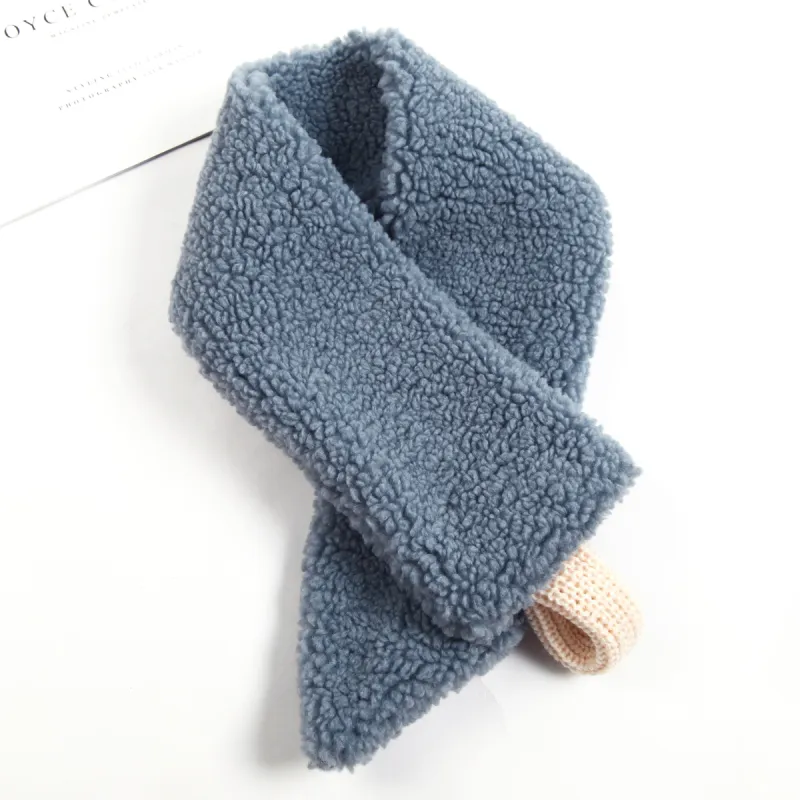 Shanghai Story Polyester Knit Scarves Women's-17