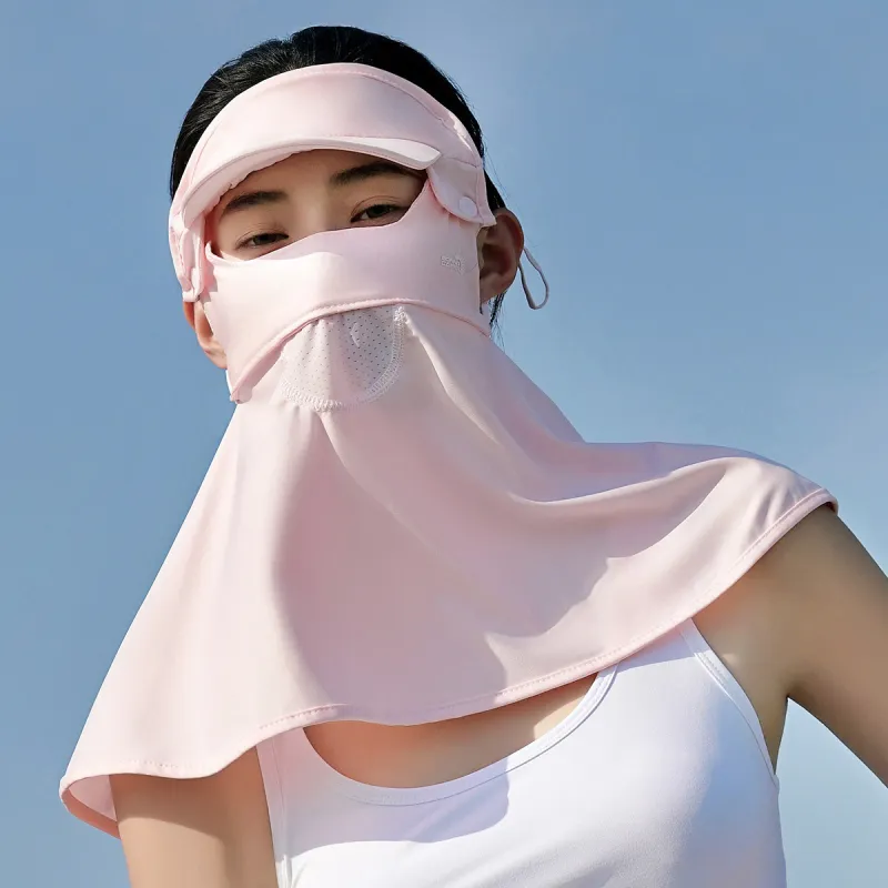 Shanghai Story 87% Polyester, 13% Elastane Sun Protection Masks Women's-10