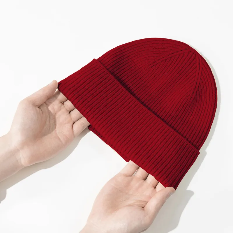 Shanghai Story Sheep Wool Beanies Unisex Black-2