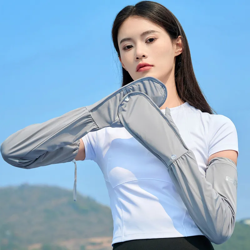 Shanghai Story Polyester, Elastane Sun Protection Sleeves Women's-15
