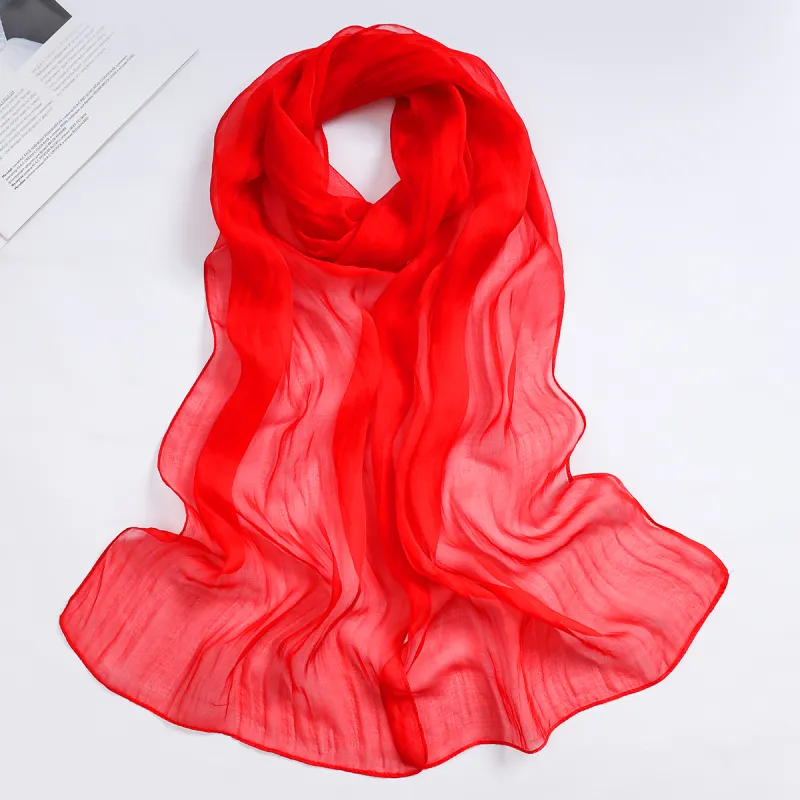 Shanghai Story 100% Mulberry Silk Silk Scarves Women's-13