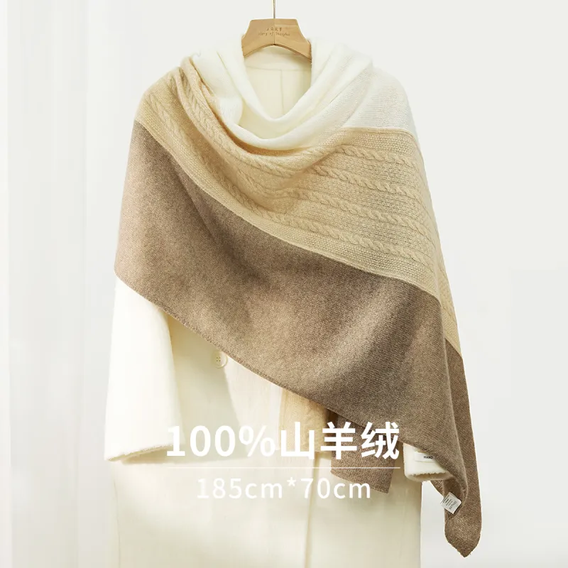 Shanghai Story 100% Cashmere Shawls Women's 7 Colors To Choose Gift Box Set-1