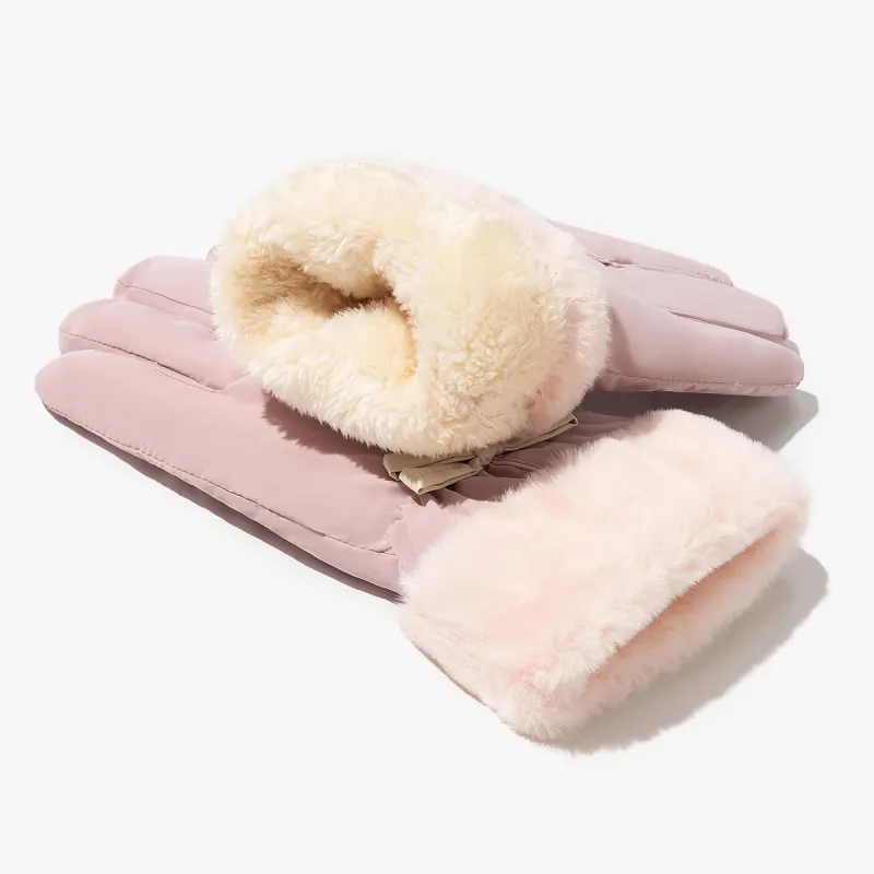 Shanghai Story Polyester Knit Gloves Women's-14