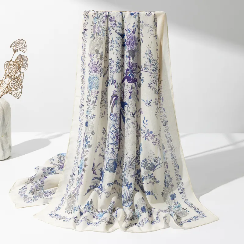 Shanghai Story 100% Polyester Knit Scarves Women's-8