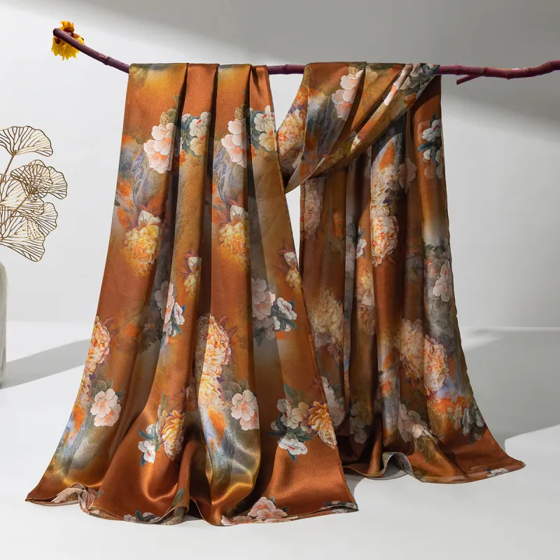 Shanghai Story 100% Mulberry Silk Scarves Women's Enchanted Dreams, Gift Box Set-71