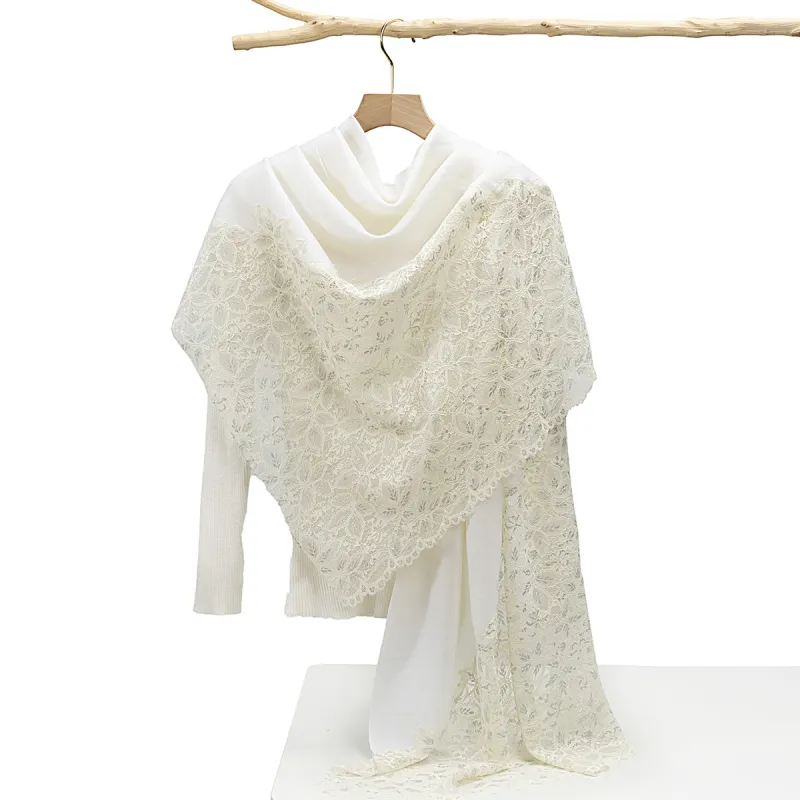 Shanghai Story 100% Sheep Wool Shawls Women's Fragrance Collection 3 Colors Available-25