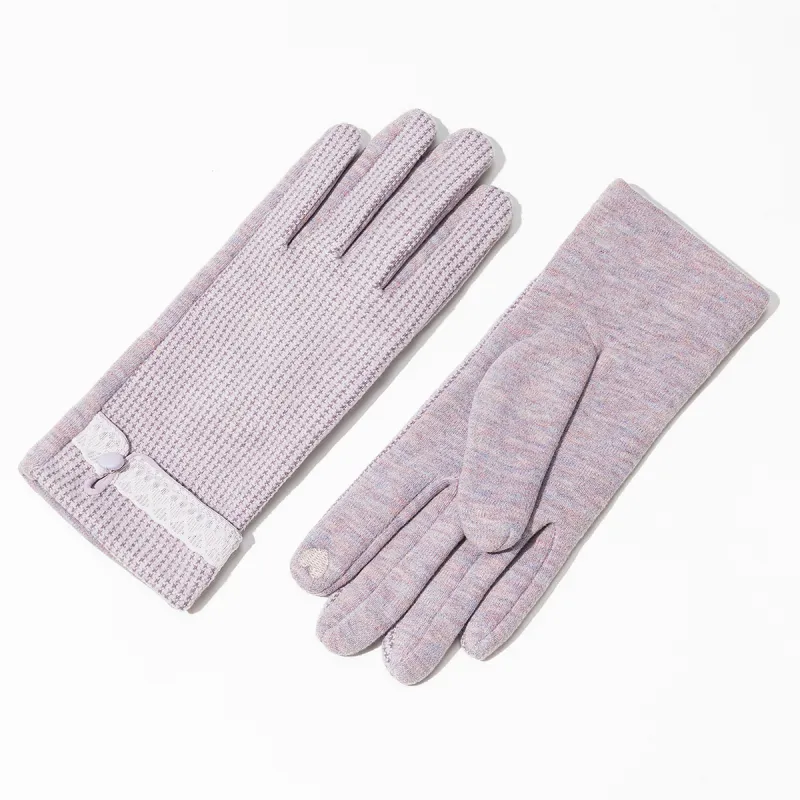 Shanghai Story Blend Knit Gloves Women's Available In 5 Colors-1
