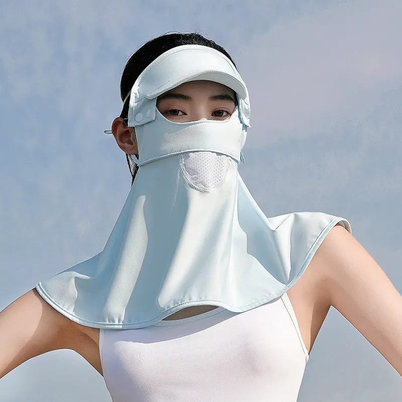 Shanghai Story 87% Polyester, 13% Elastane Sun Protection Masks Women's-2