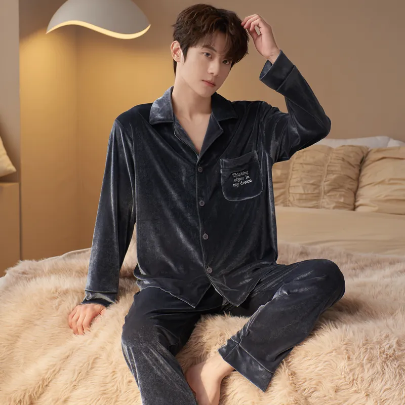 Shanghai Story Pajama Set Men's 2 Piece Set-12