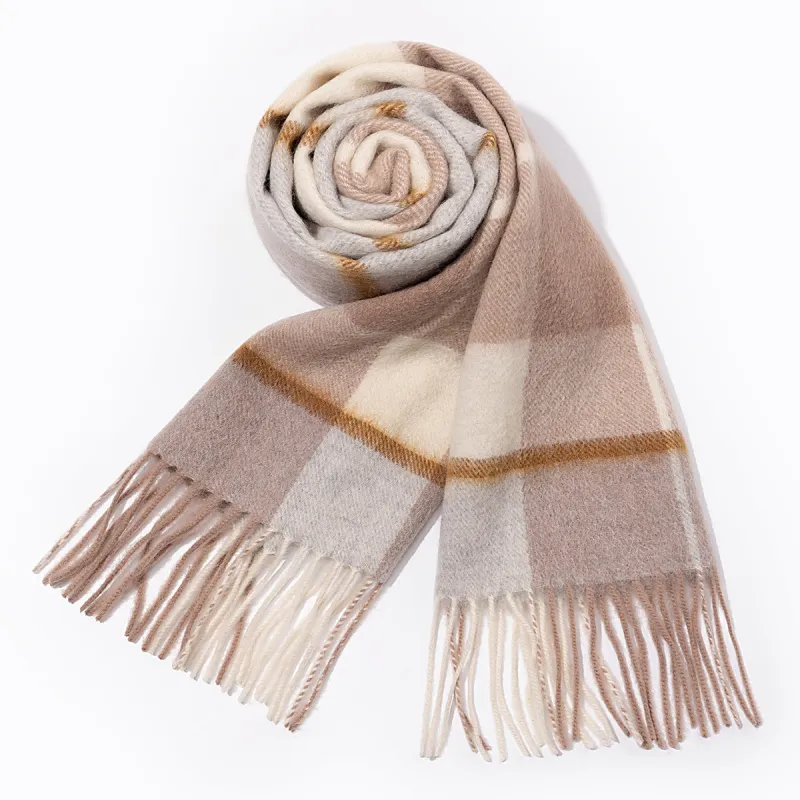 Shanghai Story Sheep Wool Knit Scarves Unisex-34