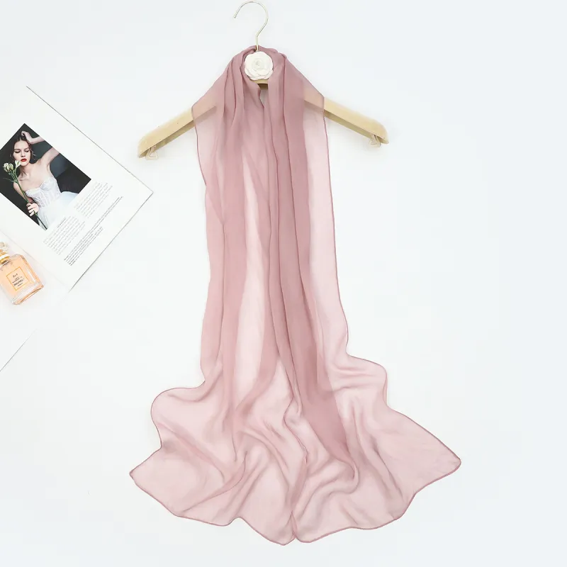 Shanghai Story 100% Mulberry Silk Silk Scarves Women's-24