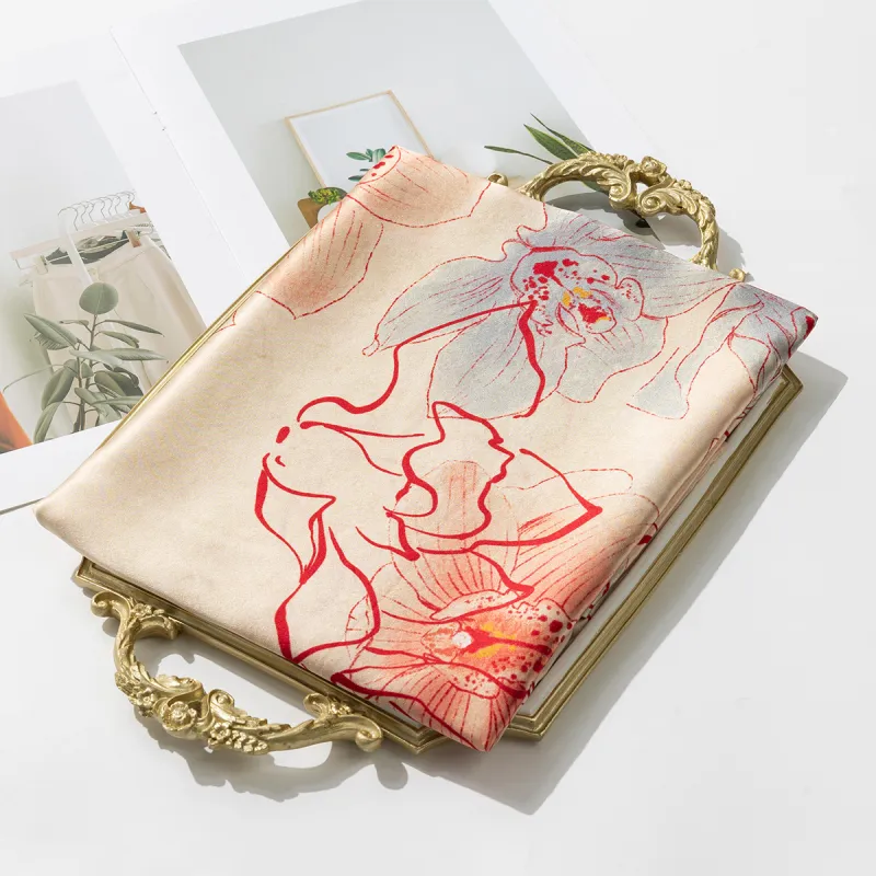 Shanghai Story 100% Mulberry Silk Scarves Women's Enchanted Dreams, Gift Box Set-78