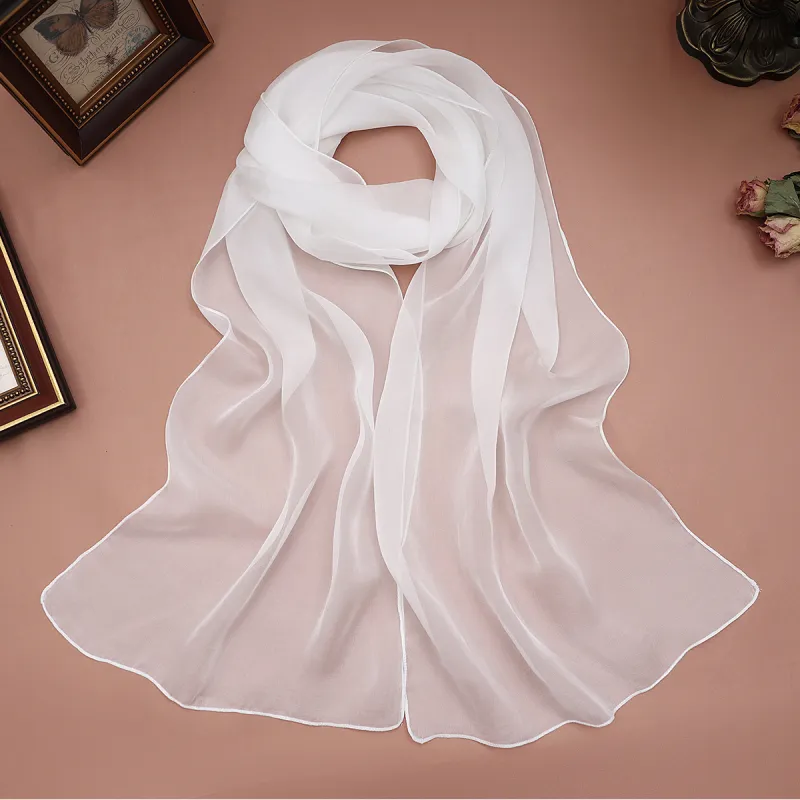 Shanghai Story 100% Mulberry Silk Silk Scarves Women's-1