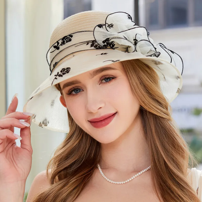 Shanghai Story Polyester Sun Protection Hats Women's-3