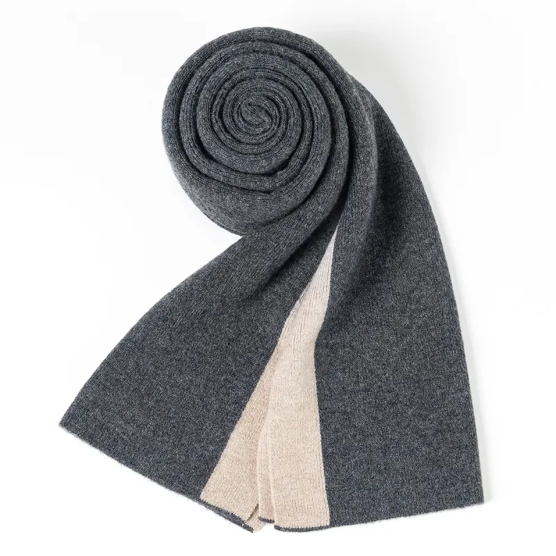 Shanghai Story 100% Sheep Wool Knit Scarves Unisex Multiple Colors-21
