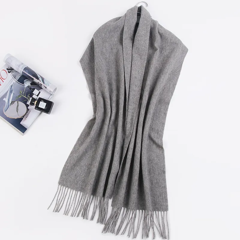Shanghai Story Sheep Wool Knit Scarves Unisex-26