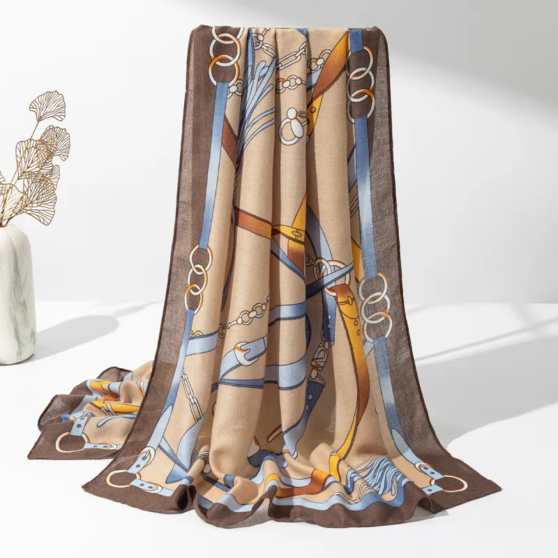 Shanghai Story 100% Polyester Knit Scarves Women's-18