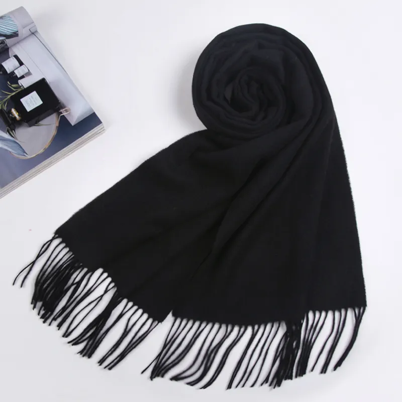 Shanghai Story Sheep Wool Knit Scarves Unisex-19