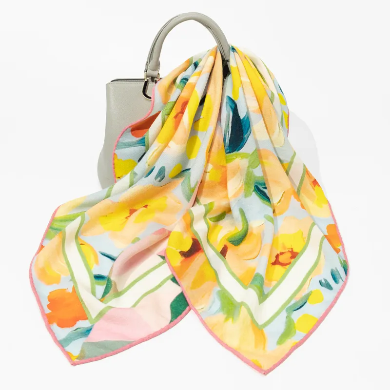 Shanghai Story Sheep Wool Knit Scarves Women's 6 Colors Available For Selection-18