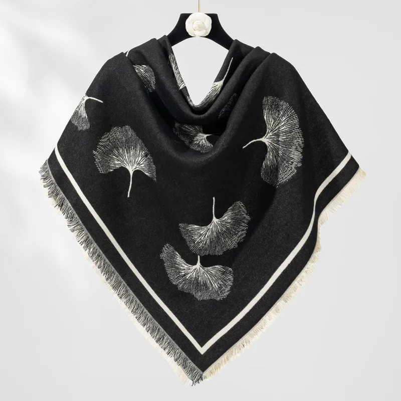 Shanghai Story Polyester Knit Scarves Women's-8