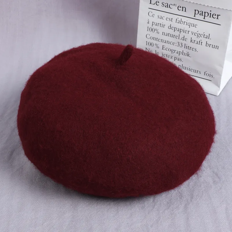 Shanghai Story Sheep Wool Berets Women's-4