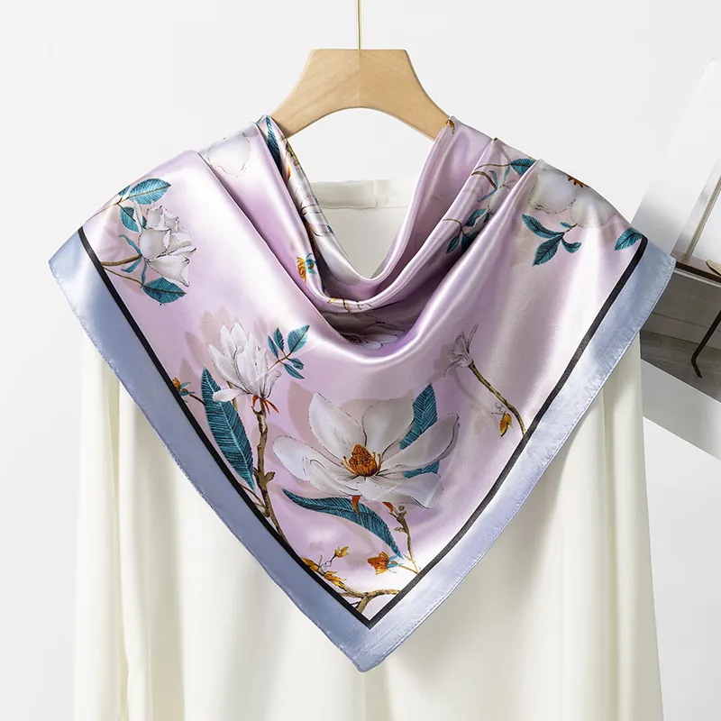 Shanghai Story 100% Polyester Silk Scarves Women's-26