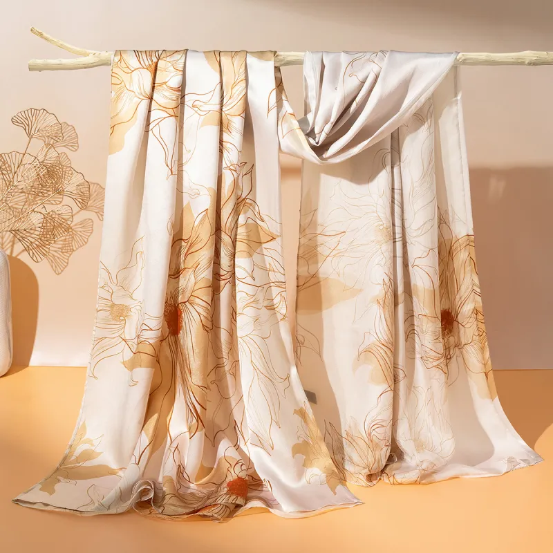 Shanghai Story 100% Mulberry Silk Scarves Women's Enchanted Dreams, Gift Box Set-29