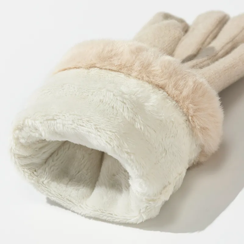 Shanghai Story Sheep Wool Blend Knit Gloves Women's-19
