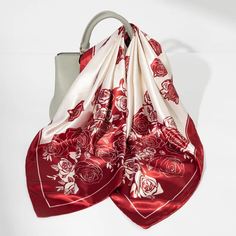Shanghai Story 100% Polyester Silk Scarves Women's-67
