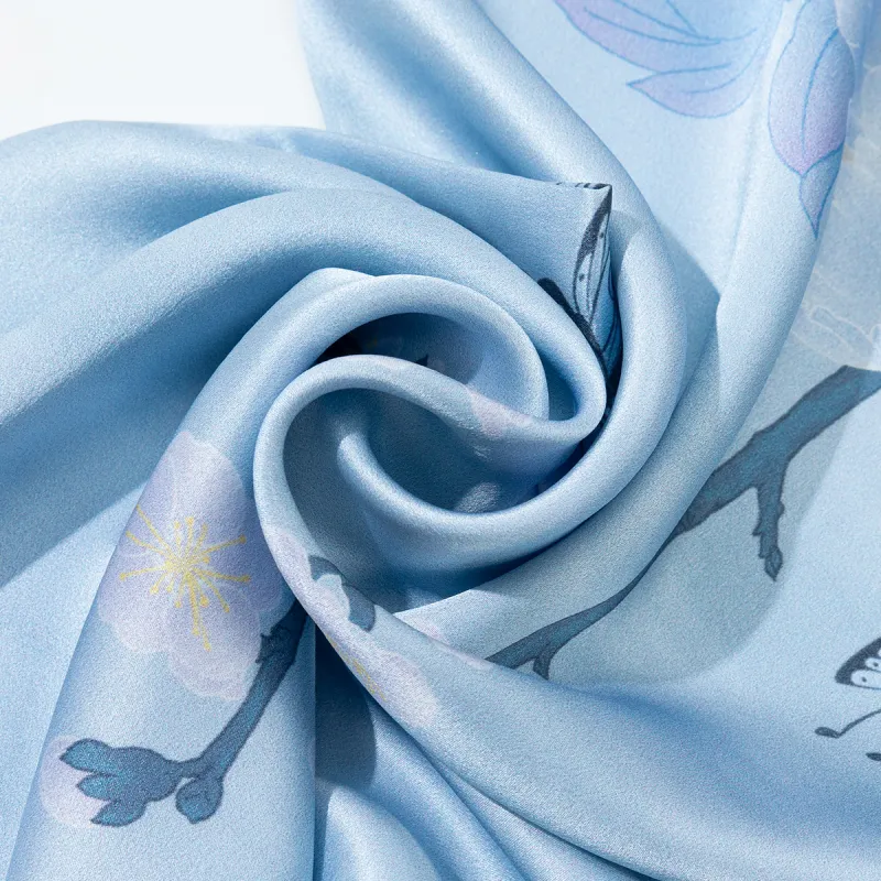Shanghai Story 100% Mulberry Silk Scarves Women's-10