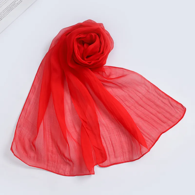 Shanghai Story 100% Mulberry Silk Silk Scarves Women's-14