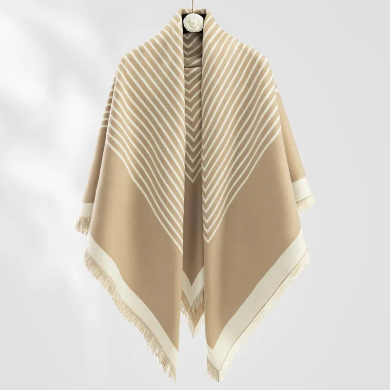 Shanghai Story Polyester Knit Scarves Women's-14
