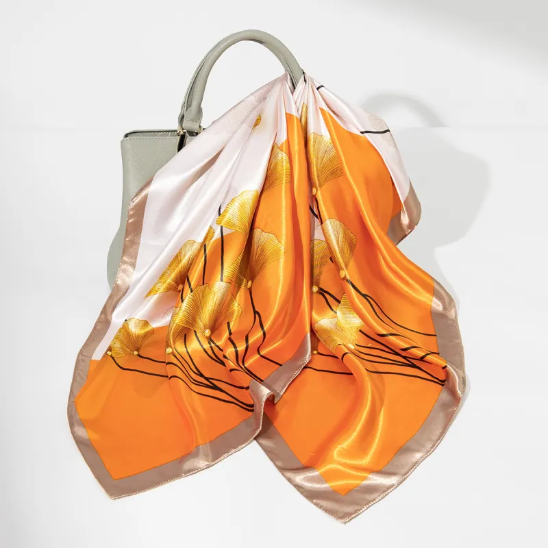 Shanghai Story 100% Polyester Silk Scarves Women's-45