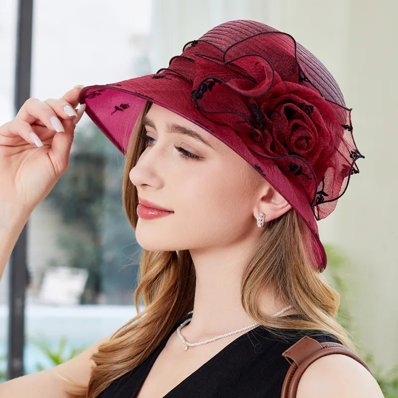 Shanghai Story Polyester Sun Protection Hats Women's-29