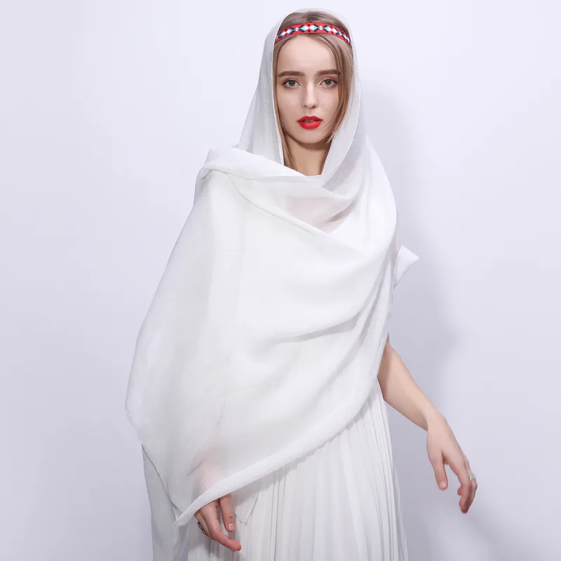 Shanghai Story Polyester Knit Scarves Women's-19