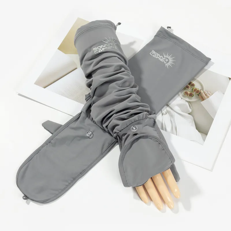 Shanghai Story Polyester, Elastane Sun Protection Sleeves Women's-14