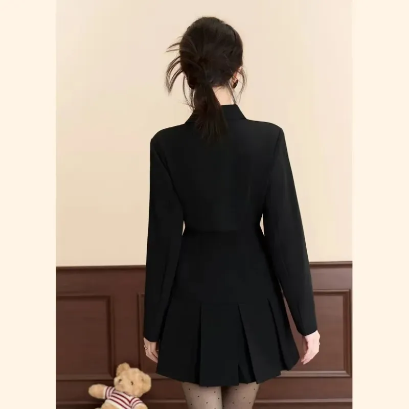 Beautiful Wardrobe Long Sleeved Dress Women's Black-0