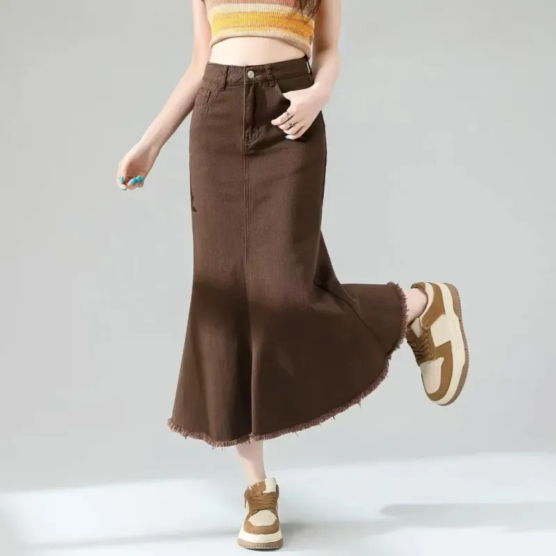 Beautiful Wardrobe Casual Long Skirt Women's-9