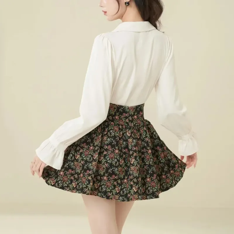 Beautiful Wardrobe Casual Short Skirts Women's Multicolor-1