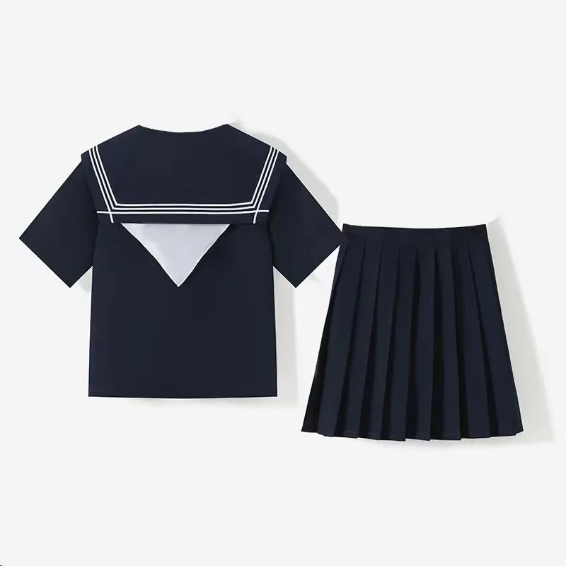 Beautiful Wardrobe Skirt Set Women's Navy Blue-7